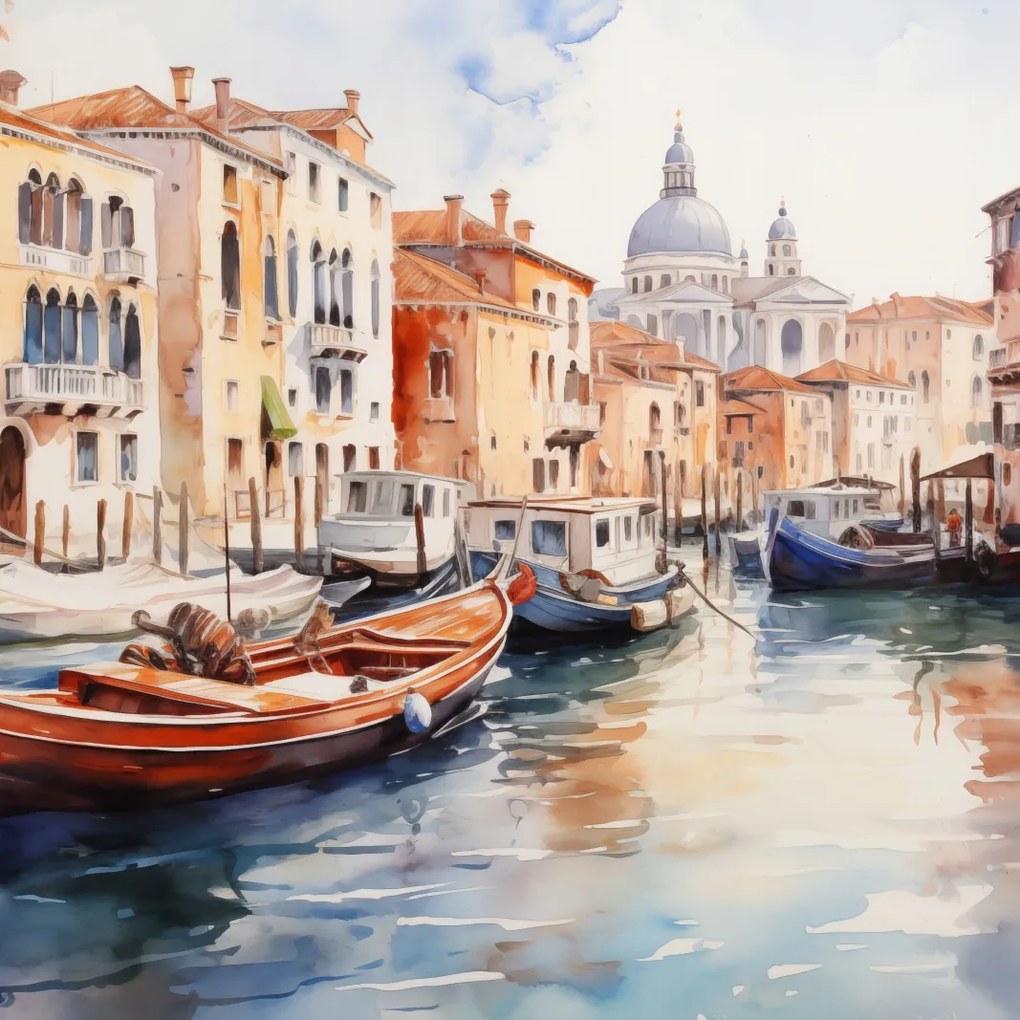 Poszter 60x60cm Velencei impresszió