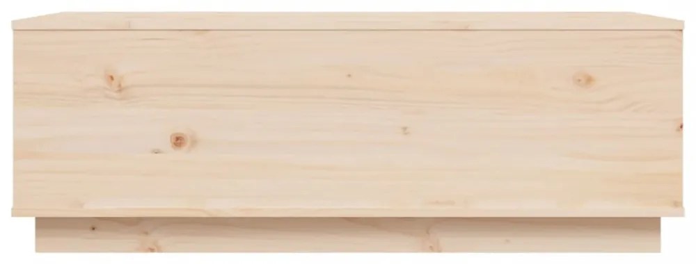 tömör fenyőfa dohányzóasztal 100x50x35 cm