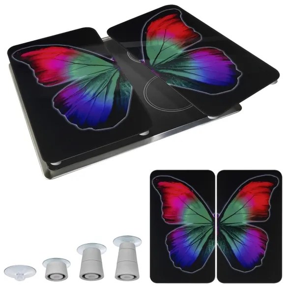 WENKO 2521474500 - ABDECKPLATTE fedőlap - GRAFIK 30x52 cm, többszínű