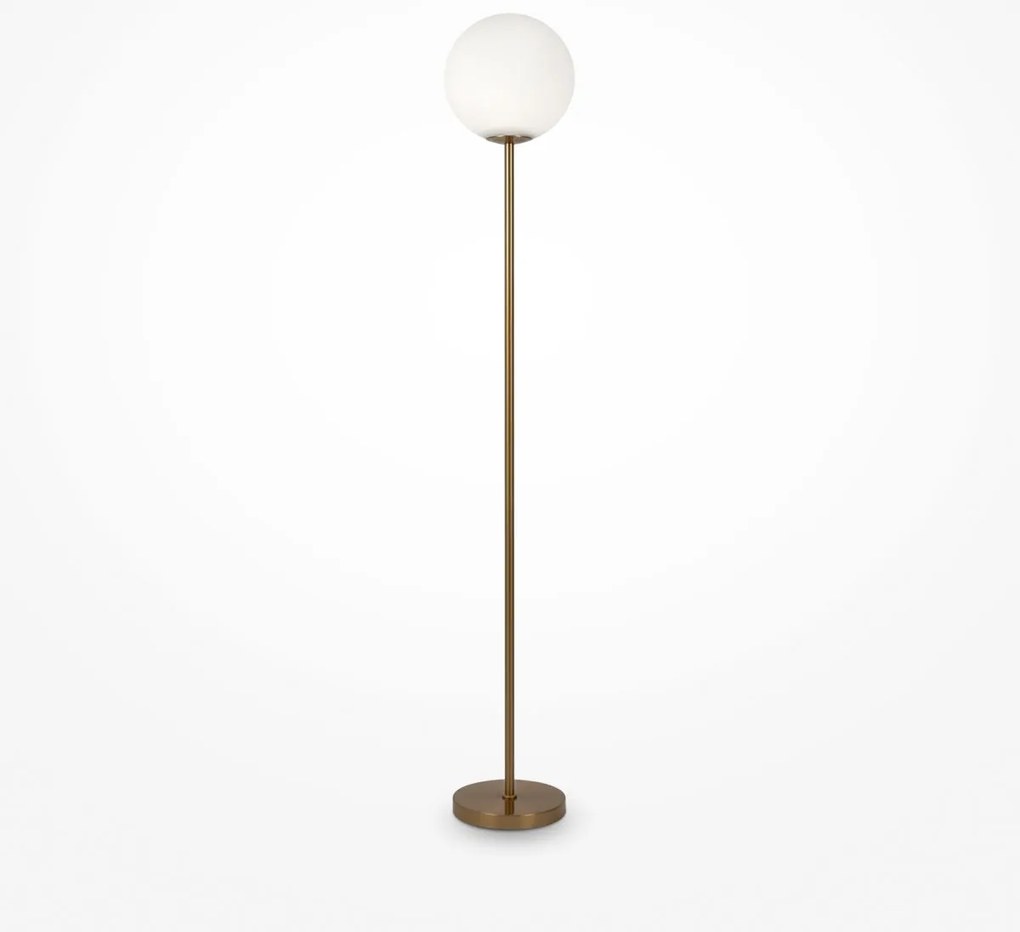 Maytoni modern állólámpa ring fehér sárgaréz mymod013fl-01bs