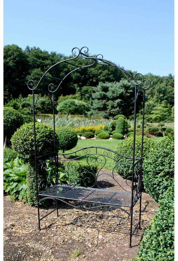 Fekete fém kerti pad Colima – Garden Pleasure