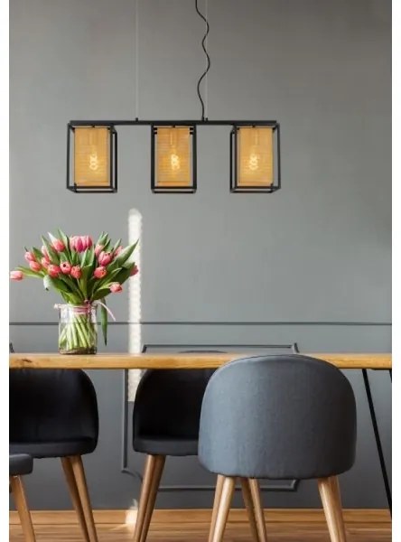 Lucide 21422/03/30 – LED Csillár zsinóron SANSA 3×E27/40W/230V