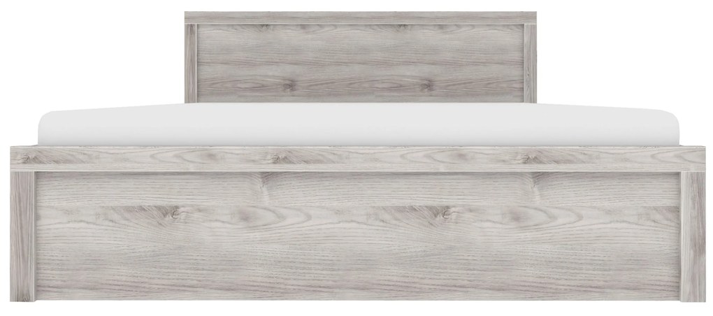 Franciaágy 160 cm Japon (nairobi gesztenye) (ágyráccsal)  (tárolóhellyel) (polcokkal). Akció -16%. 1116901