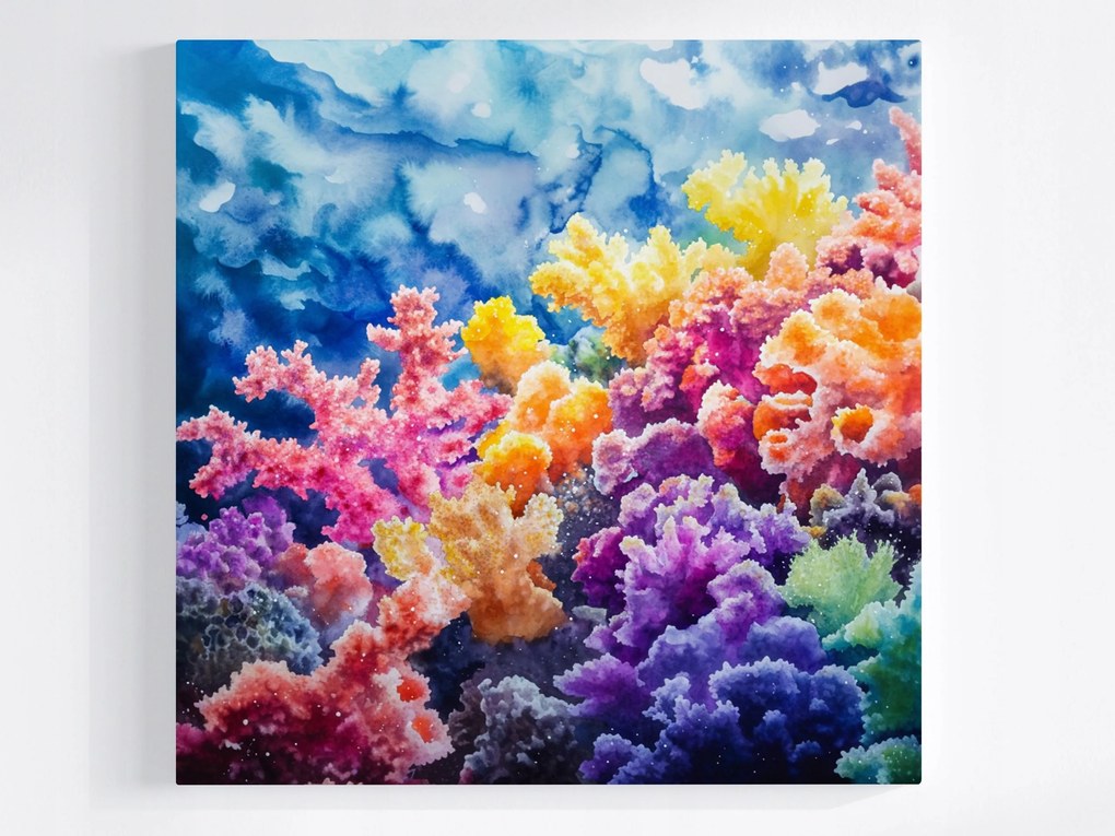 Poszter Természet Korallzátony Víz Alatti Élet 80x80