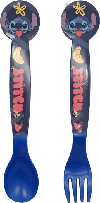 Disney Lilo és Stitch Palms műanyag evőeszköz készlet - 2 darabos