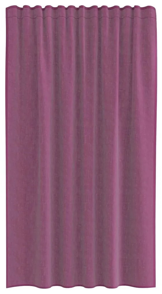 2 db lila fátyolfüggönyök hurokkal 140x175 cm