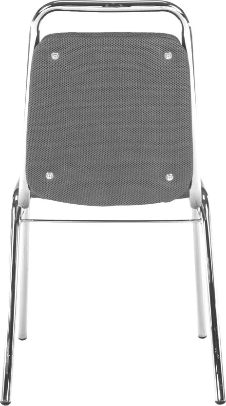 Szék tárgyalóterembe, szürke háló, ZEKI