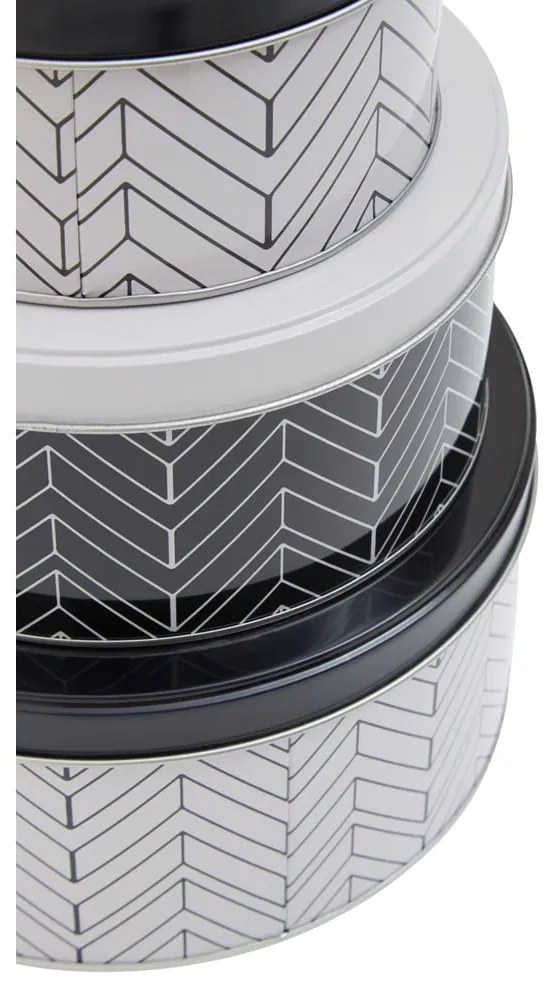 Élelmiszertartó fém doboz szett 3 db-os Urban – Premier Housewares
