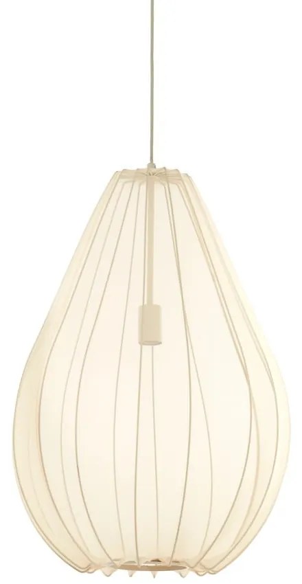 Bézs függőlámpa textil búrával ø 50 cm Itela – Light & Living