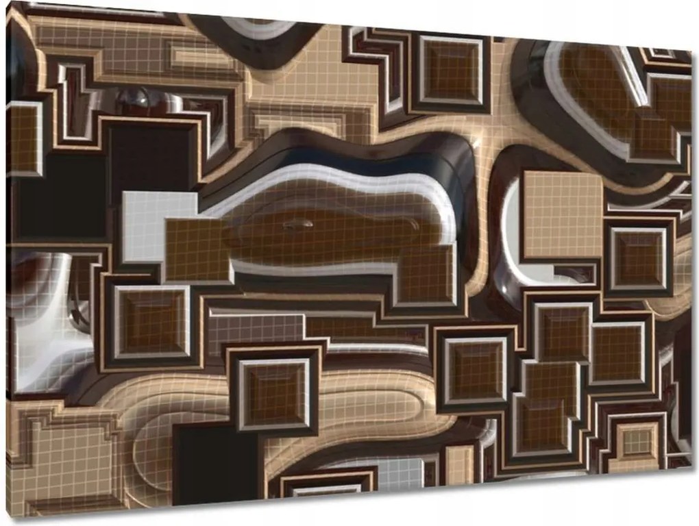 Festmények 120x80 Csokoládé absztrakt