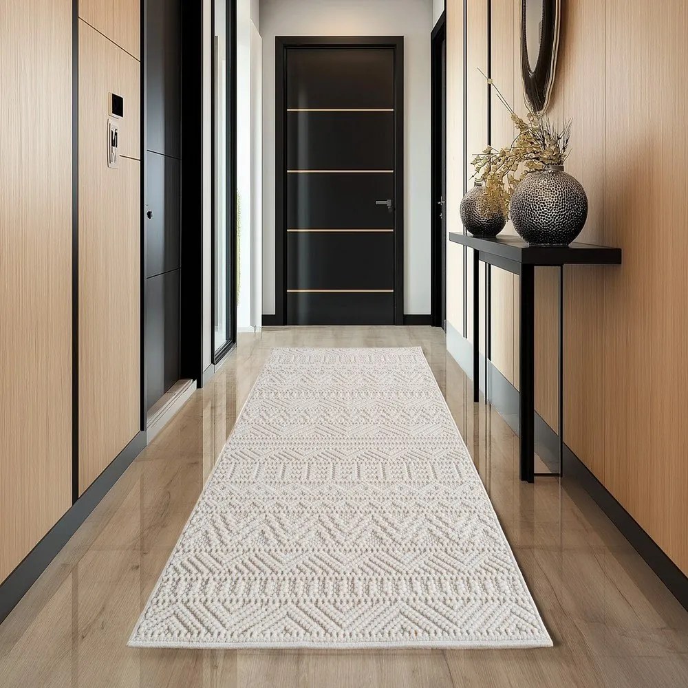Krémszínű szőnyeg 80x150 cm Helix 2202 – Ayyildiz Carpets