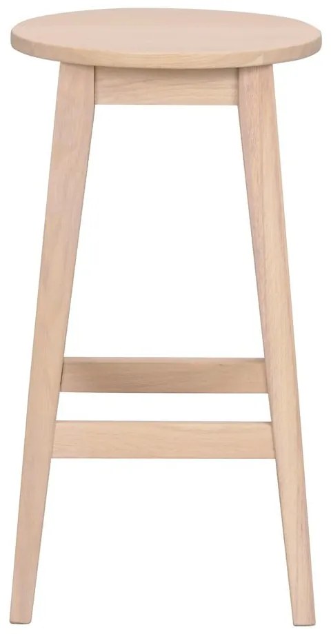 Natúr színű tölgyfa bárszék (ülésmagasság 65 cm) Austin – Rowico
