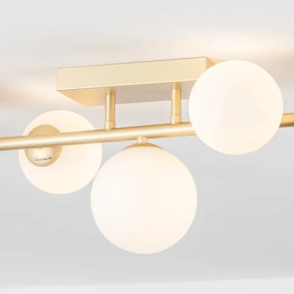 Brilagi - LED Felületre szerelhető csillár MILLA 7xG9/3W/230V arany/fehér