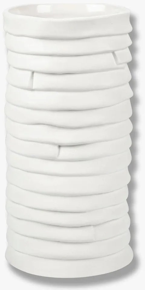 Fehér kézzel készített porcelán váza Ribbon – Mette Ditmer Denmark