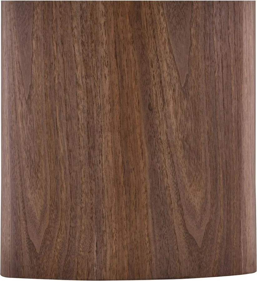 Sötét natúr színű kerek dohányzóasztal kerámia asztallappal ø 60 cm Noli – House Nordic