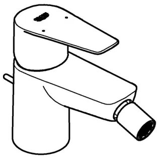 GROHE 23345001 - START EDGE bidé csaptelep fényes króm