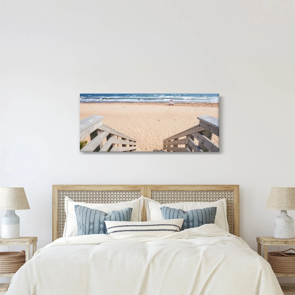Kép - Tengerpart (120x50 cm)