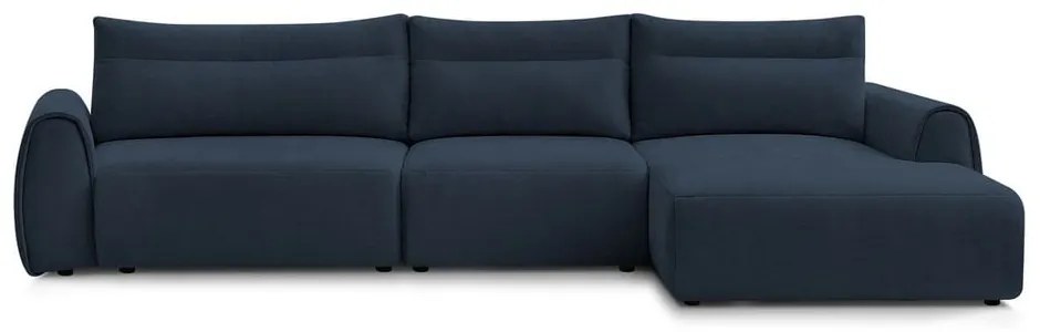 Sötétkék sarokkanapé Aden – Bobochic Paris