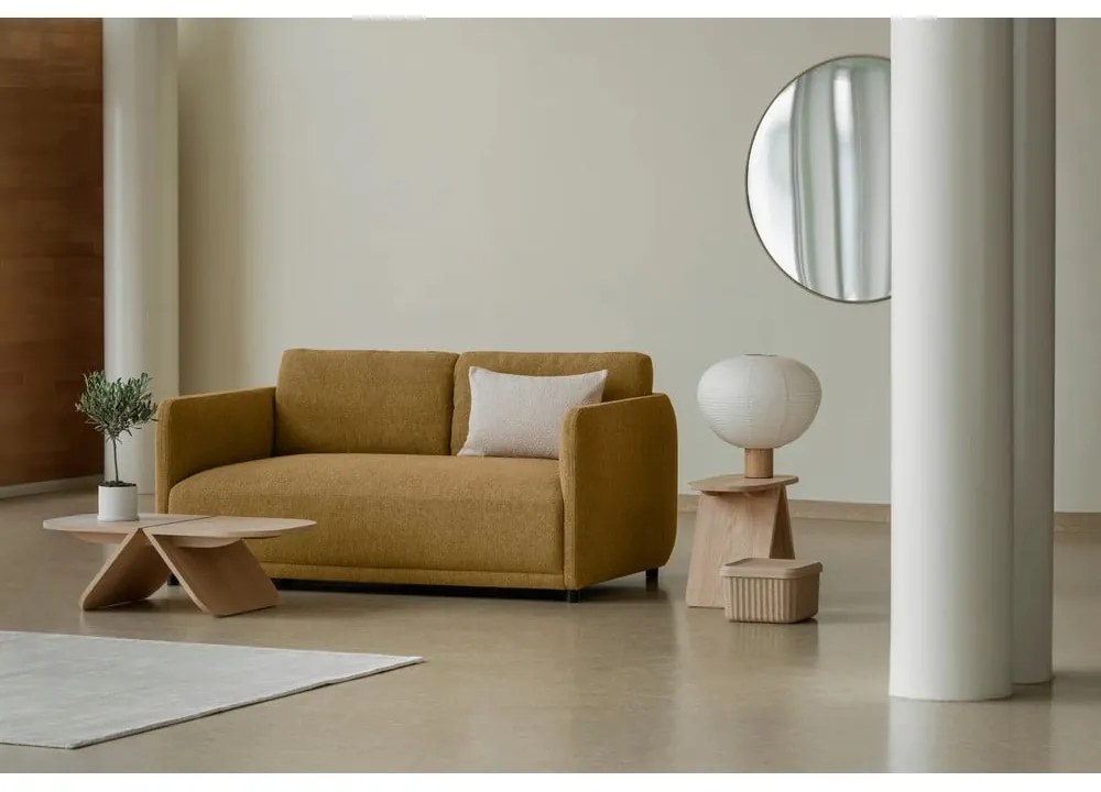 Natúr színű tölgyfa dohányzóasztal 54x100 cm Avio – Blomus