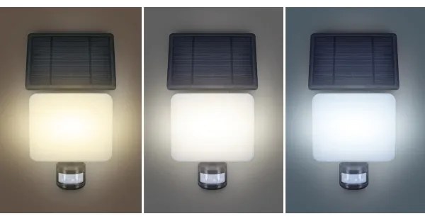 Solight WO785 - LED napelemes reflektor érzékelővel LED/11W/3,7V 4400mAh IP54