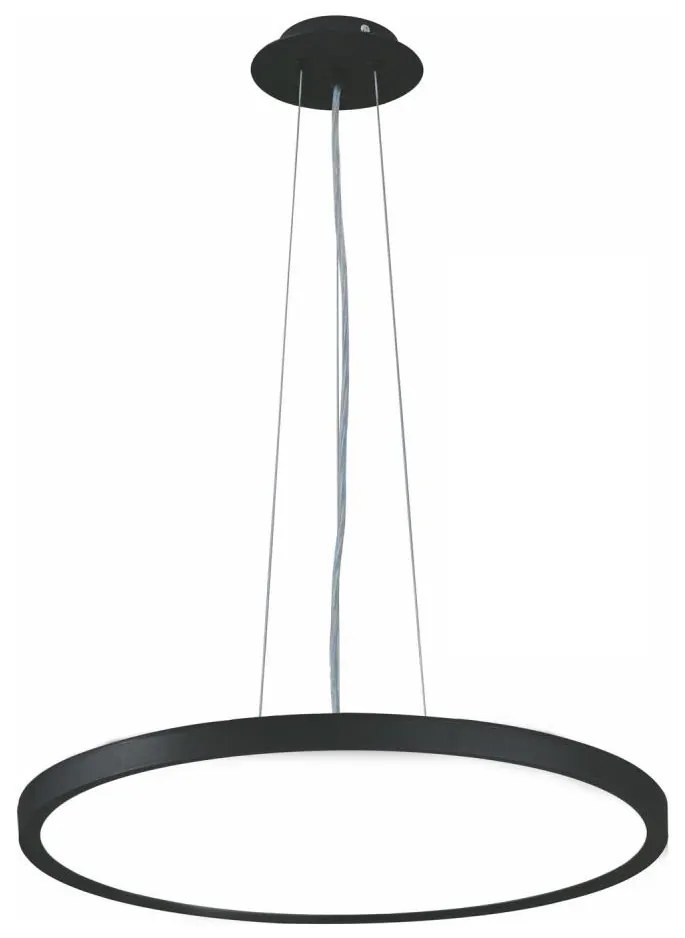 Top Light - LED Dimmelhető csillár zsinóron REVIT LED/50W/230V 3000-6500K fekete + távirányító