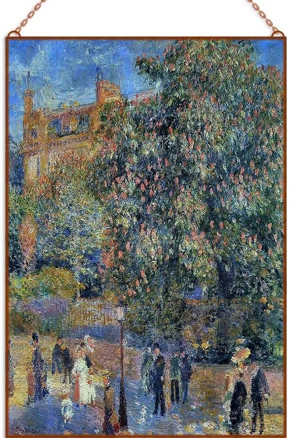 Renoir-Place Saint Georges üvegkép, falikép