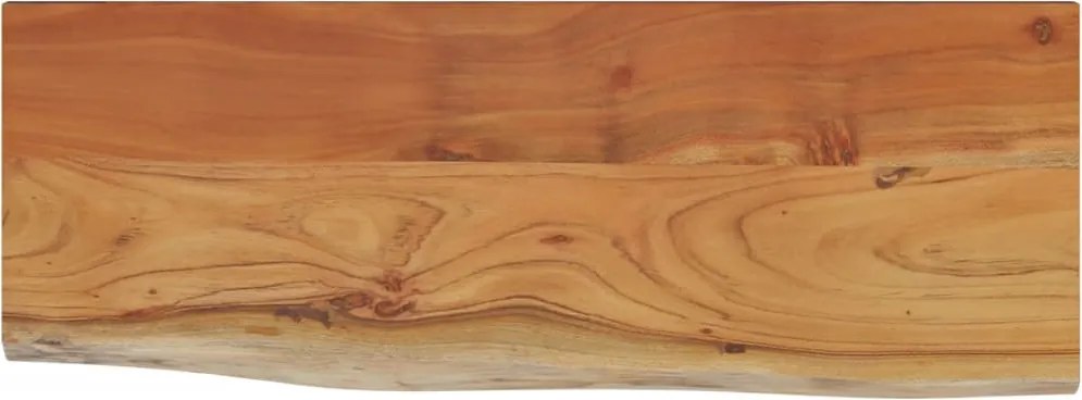 vidaXL tömör akácfa téglalap alakú fali polc 50 x 20 x 3,8 cm