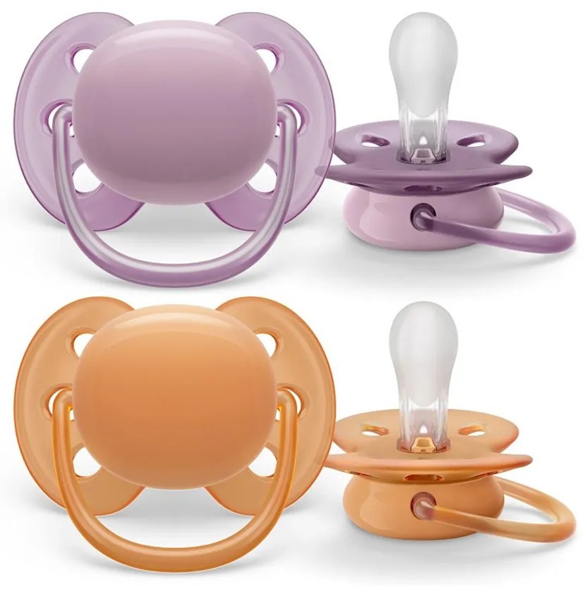 Baba cumi Ultrasoft Premium Avent 6-18 hónap 2 darab lány, vel. 6-18 h