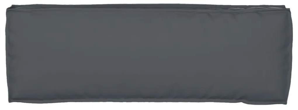 Raklap párna készlet 2 pcs Antracit 120 x 40 x 8 cm