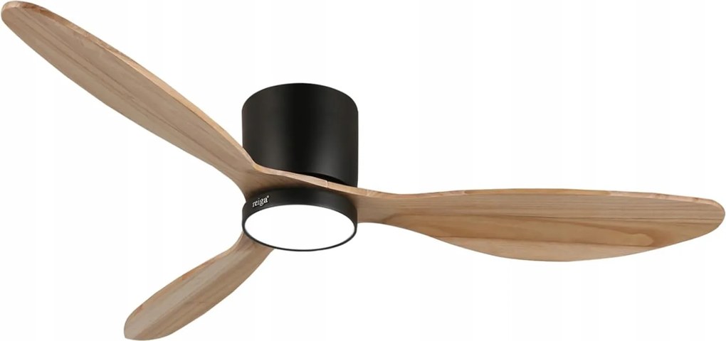 Modern mennyezeti ventilátor fénnyel és távirányítóval 132 cm Led