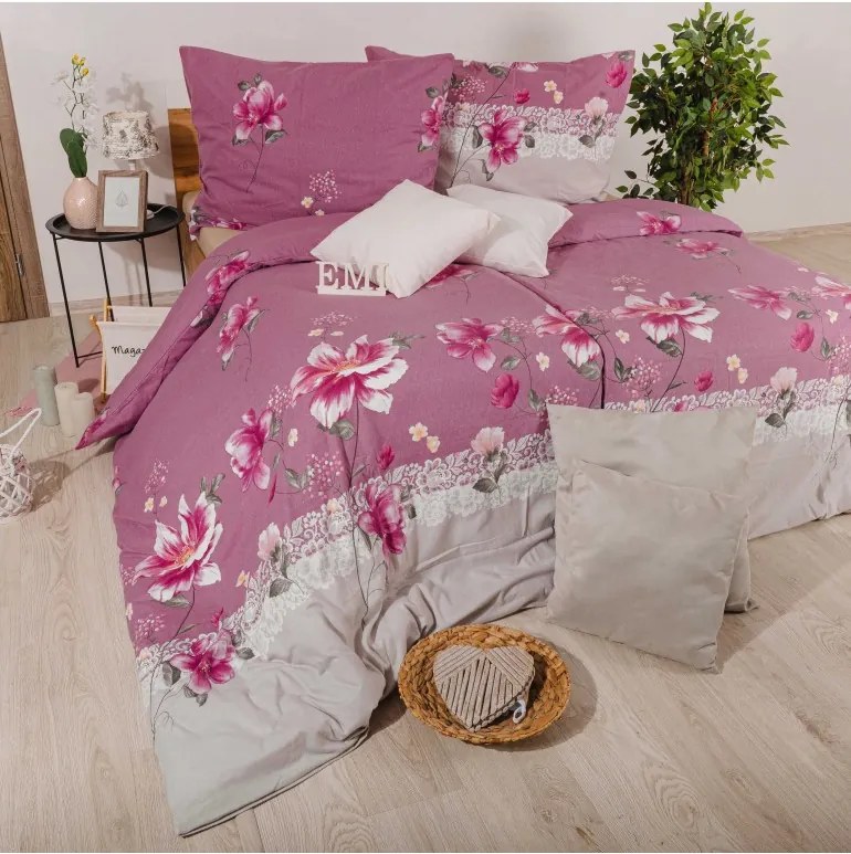 EMI Aida Pembe flanel ágyneműhuzat