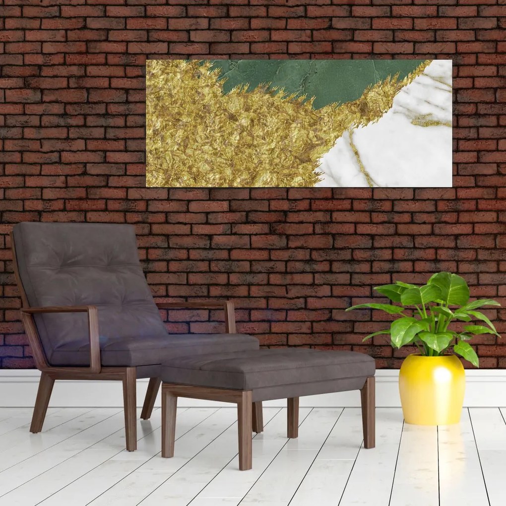 Kép - Zöld márvány N⁰2 (120x50 cm)