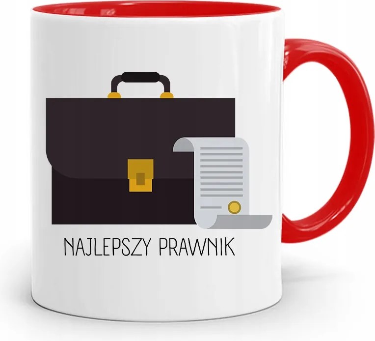 Piros Ügyvéd Bögre Legjobb Ügyvéd Ajándék fényképes nyomtatással