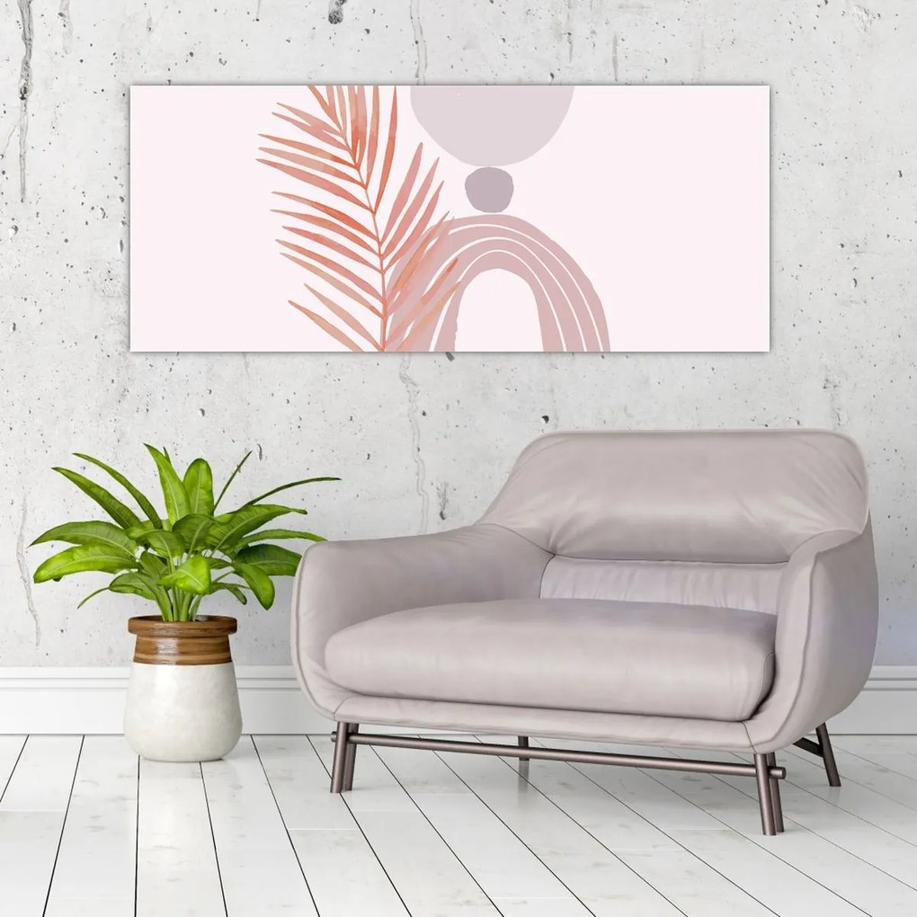 Kép - Lila minimalizmus N⁰1 (120x50 cm)