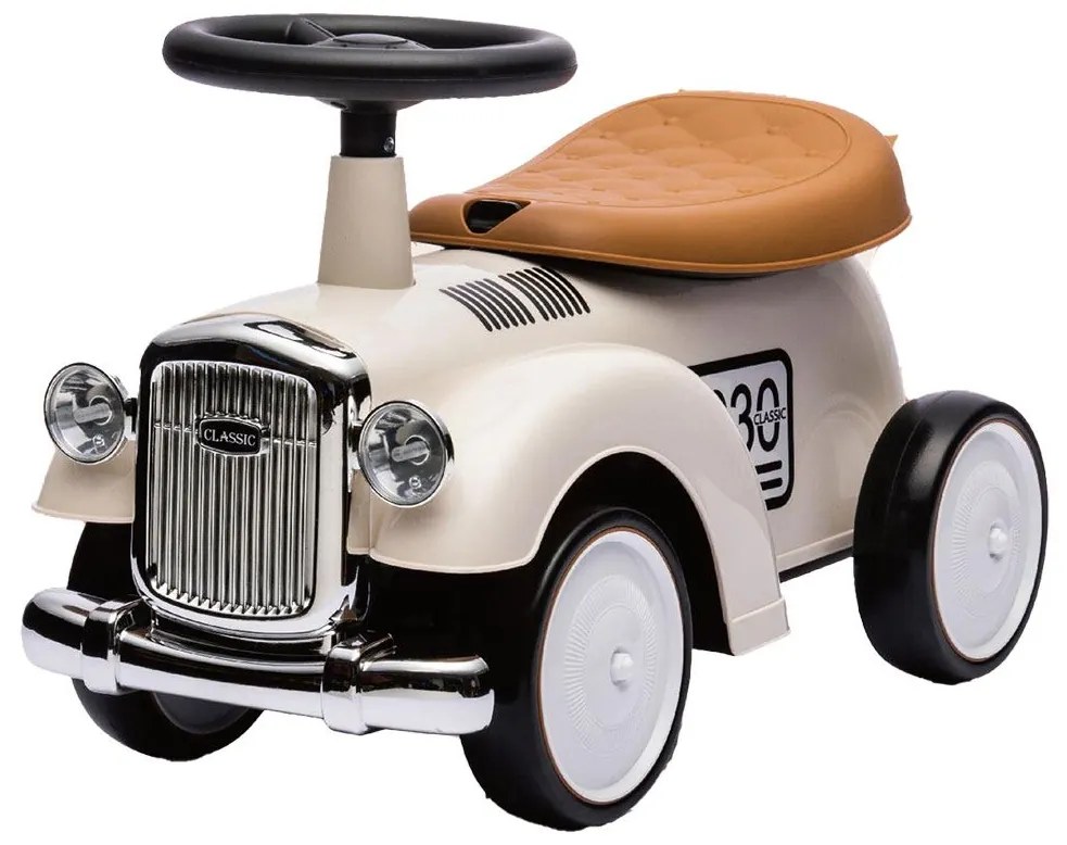 Zenélő bébitaxi Baby Mix Retro bézs