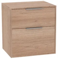 Roca Optica fürdőszobaszekrény mosdó nélkül 58,5x56,5x45,5 cm tölgy OPTDESK602ZO