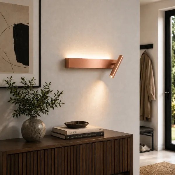 BRILAGI -LED fali spotlámpa ARLIX LED/3W/230V + LED/7W bronzszínű CRI 90