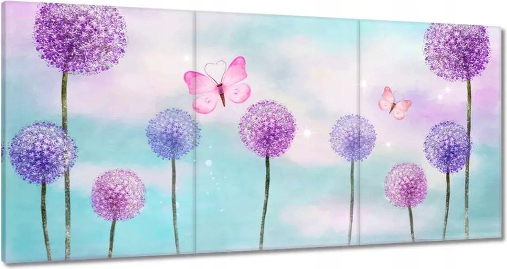 Vászonkép 60x30 A pillangók varázslatos birodalma