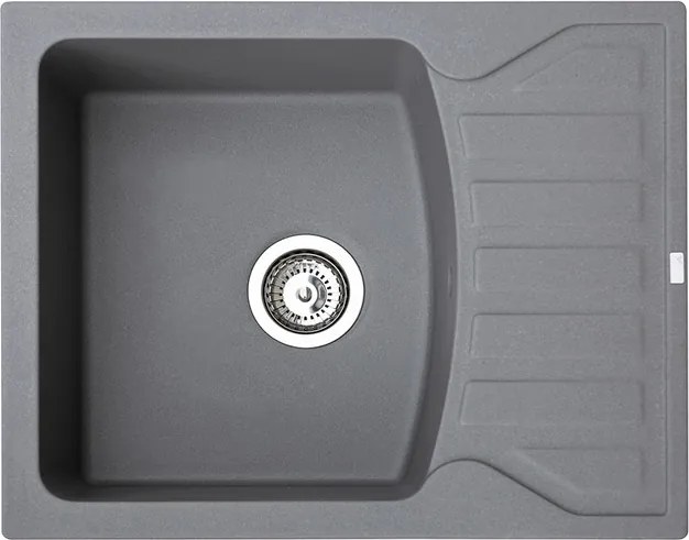 Quadro M Metalac 372986 Gránit Mosogatótálca - Extra mély, Csepegtetőtálcás, Grafit