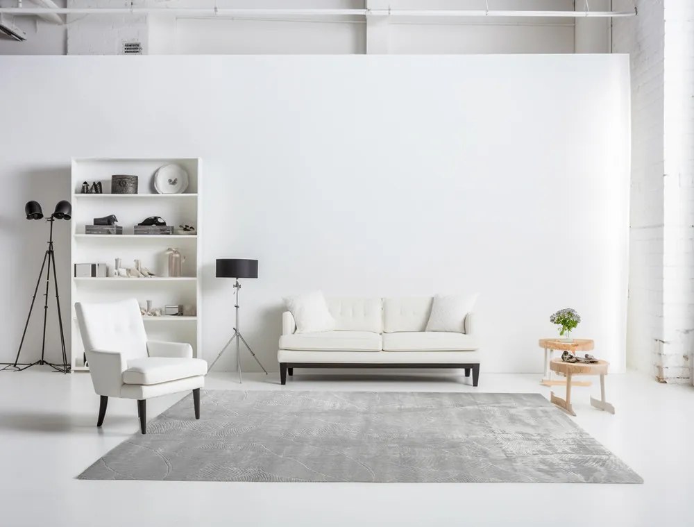 Bergamo szürke shaggy szőnyeg 200x280 cm