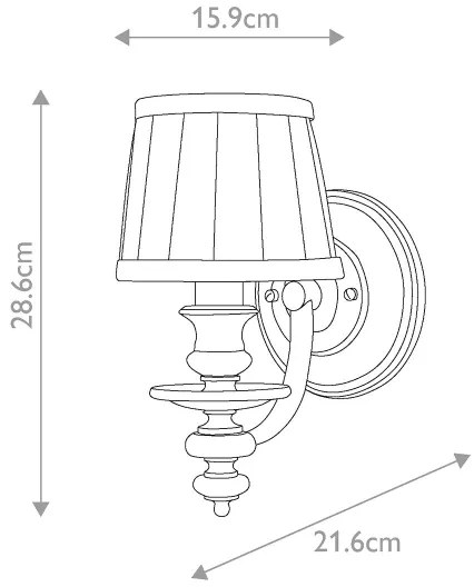 Hinkley HK-DUNHILL1 - Fali lámpa DUNHILL 1xE14/60W/230V