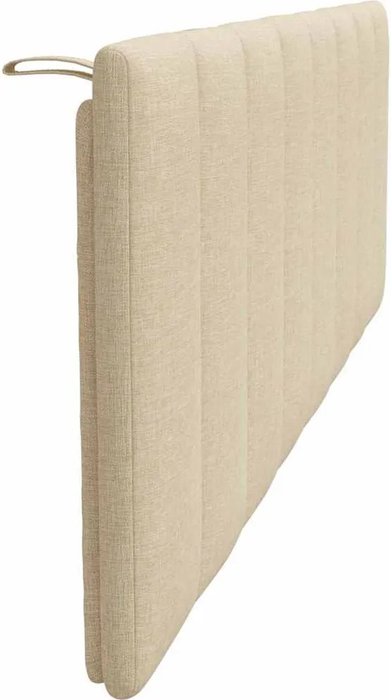 krémszínű szövet fejtámla párna Hanko 160 cm