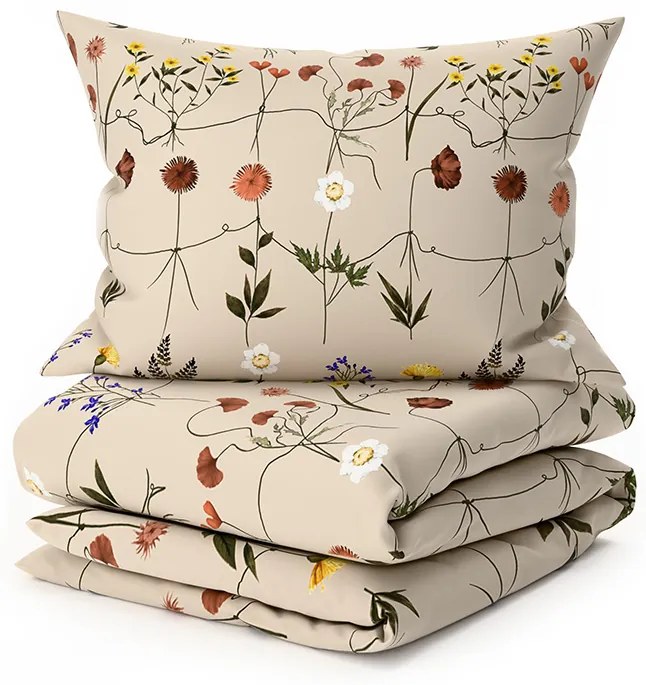 HERBAR bézs mikroszálas ágyneműhuzat Ágyneműhuzat mérete: 70 x 90 cm | 140 x 220 cm