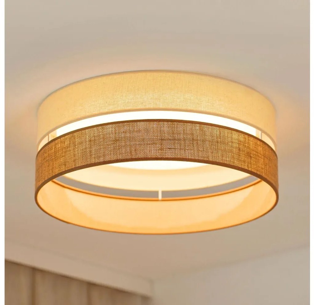 Brilagi Brilagi - LED Dimmelhető lámpa ROYAL YUTE LED/24W/230V bézs/krémes + távirányító BG1269