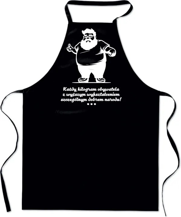 Pamut fekete Kötény vicces nyomott mintával konyhai férfi Apák napja