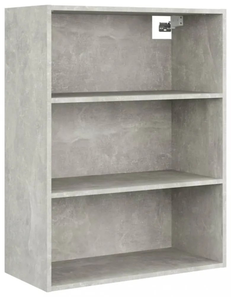 betonszürke függő faliszekrény 69,5 x 32,5 x 90 cm
