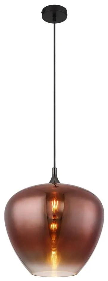 Globo 15548H2G - Csillár zsinóron MAXY 1xE27/60W/230V réz