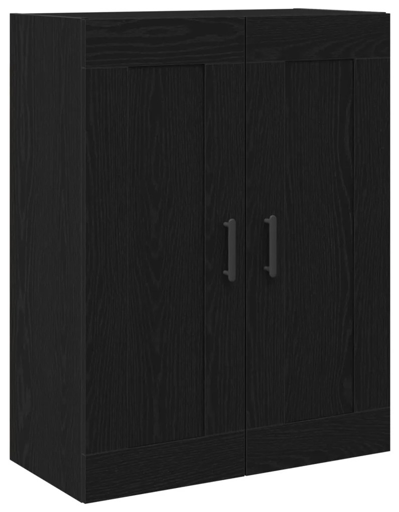 Highboard Fekete Tölgy 69.5x34x180 cm Mérnöki Fa
