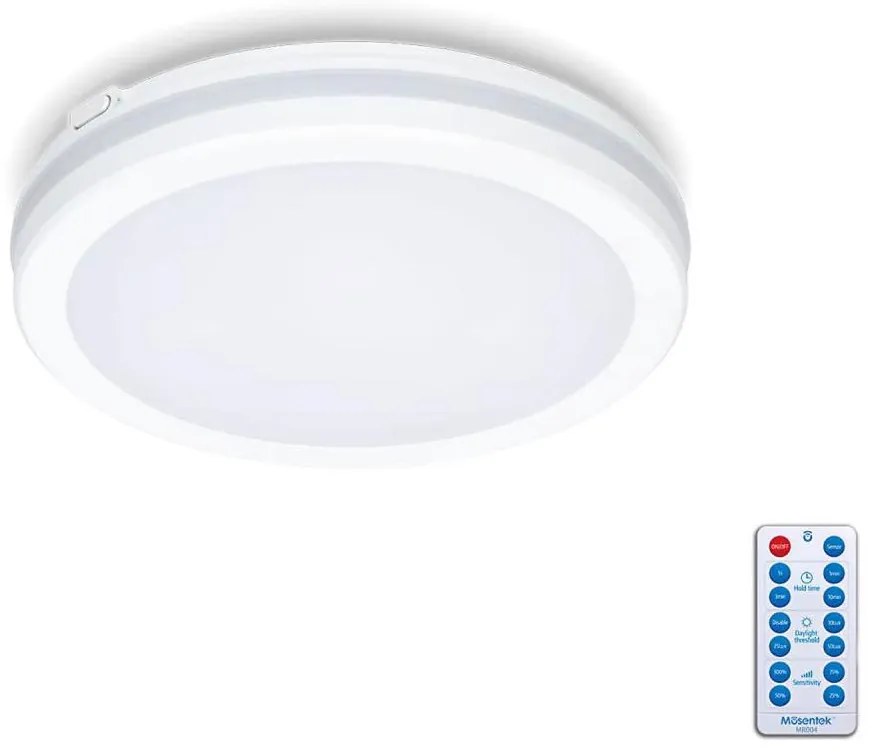 LED fürdőszobai mennyezeti lámpa szenzorral LED/12W/230V átm. 20 cm fehér + DO