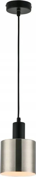 Nulla függőlámpa 1 lángos fekete/szatén